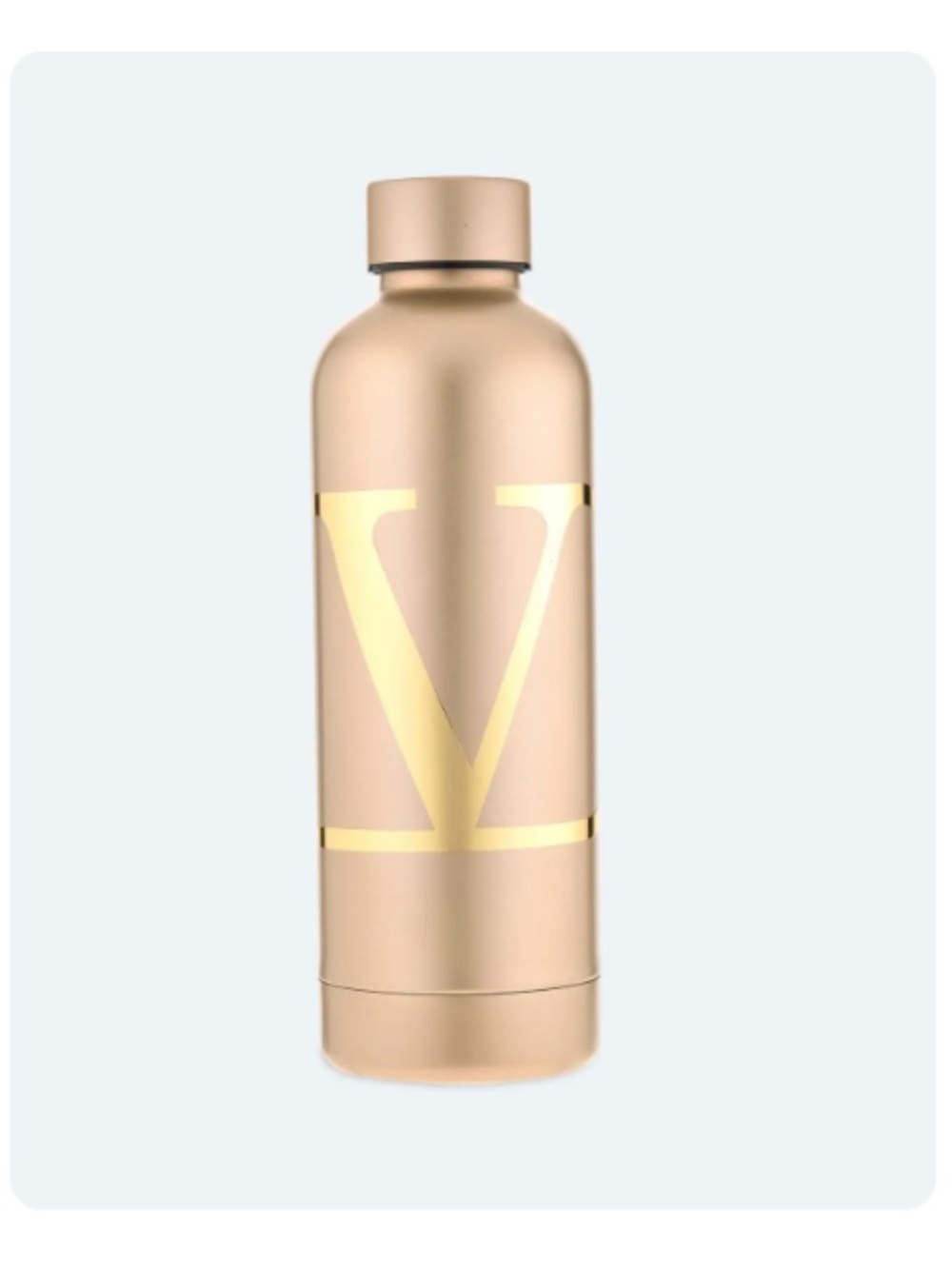 NEW Valentino Gold Water Bottle 20oz